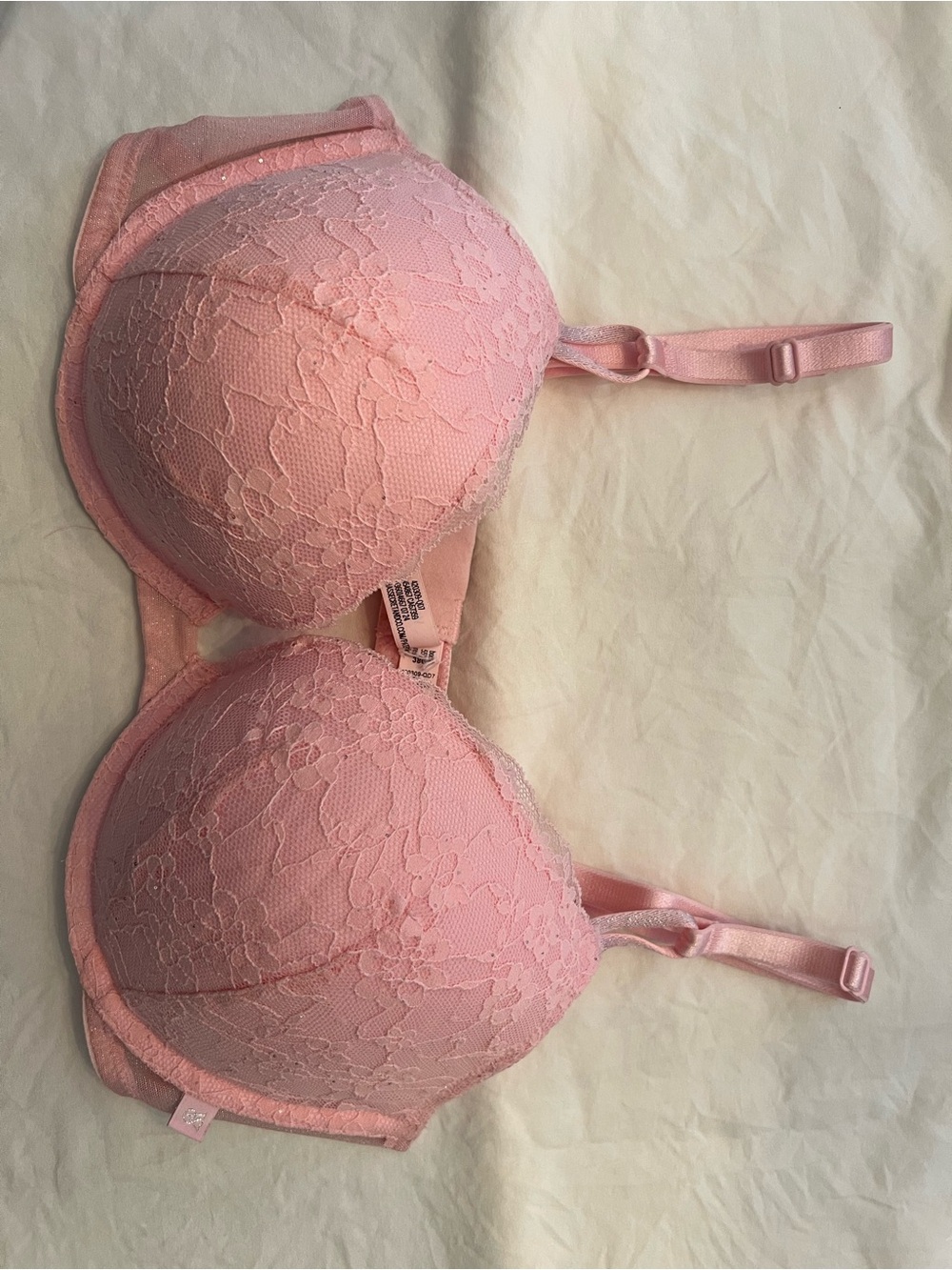 Victoria's Secret Pink Lace Push-Up Bra
